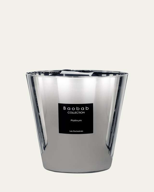 Platinum Scented Candle, 6.3"